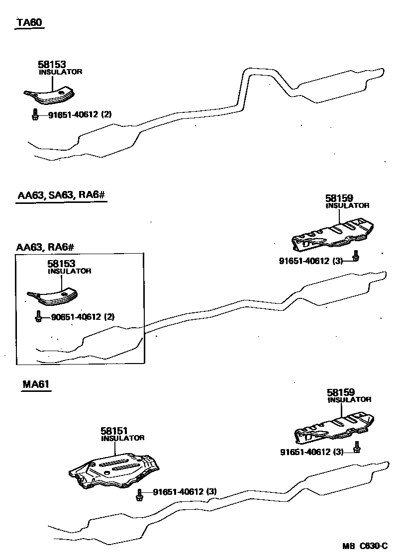 5802 — FLOOR INSULATOR