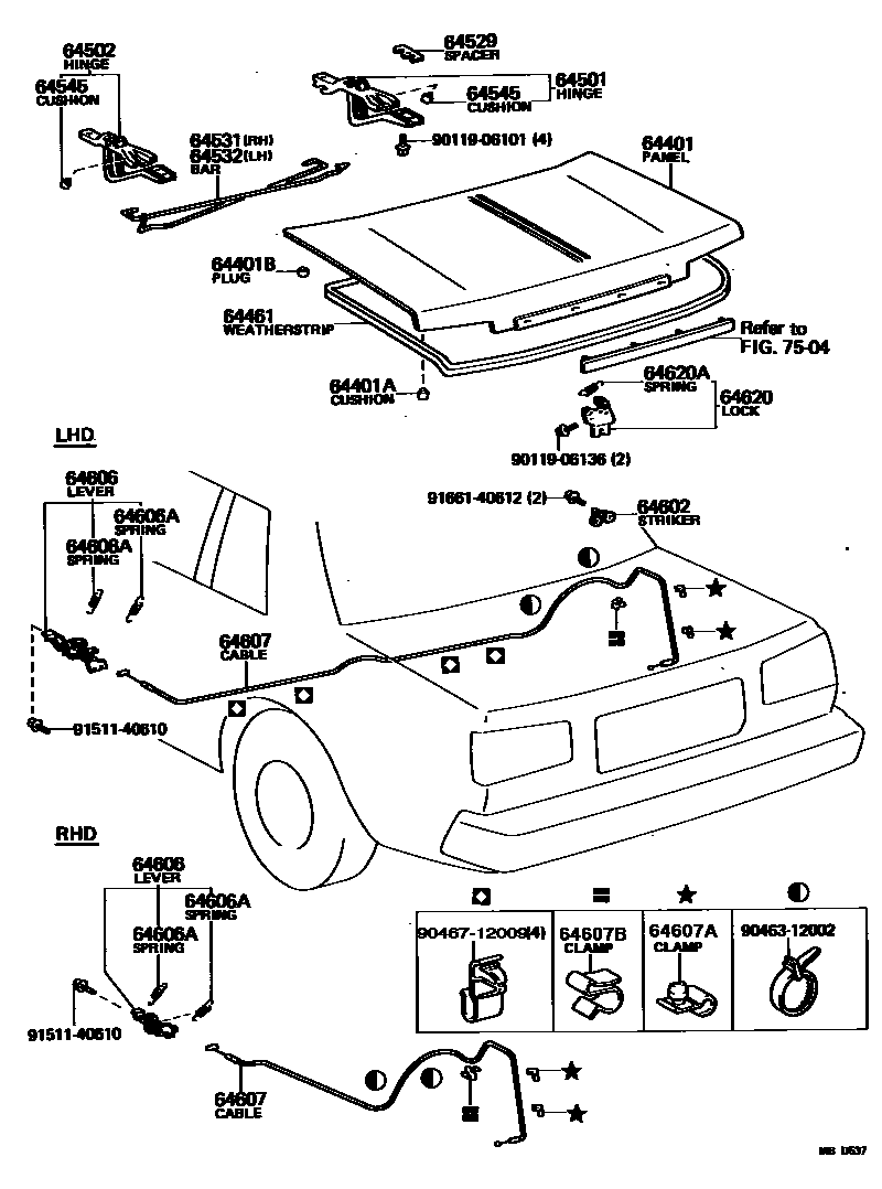 6105 — LUGGAGE COMPARTMENT DOOR & LOCK