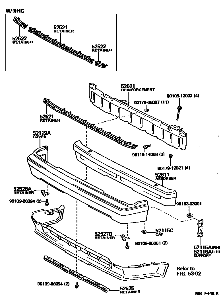 5201 — FRONT BUMPER & BUMPER STAY