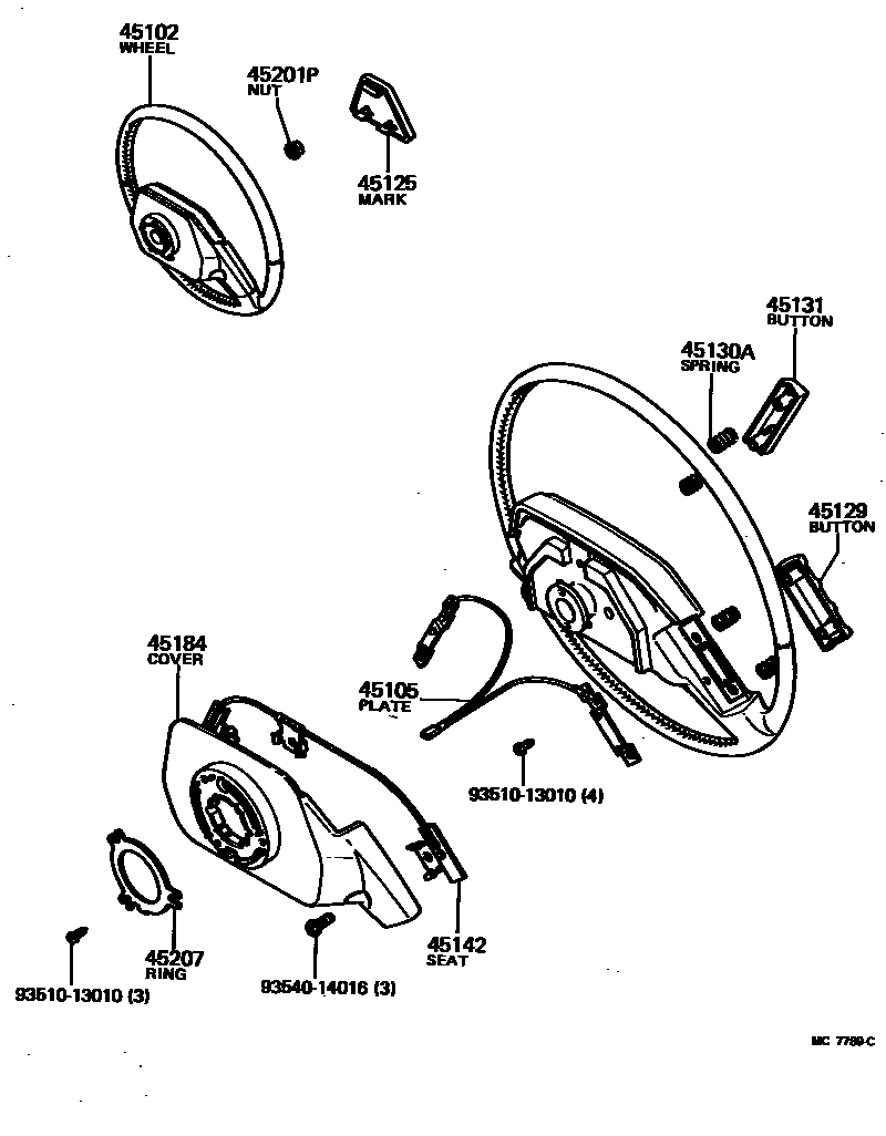 4504 — STEERING WHEEL