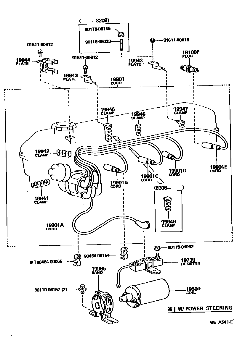 1901 — IGNITION COIL & SPARK PLUG / GLOW PLUG