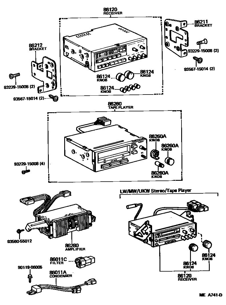 8601 — RADIO RECEIVER & AMPLIFIER & CONDENSER