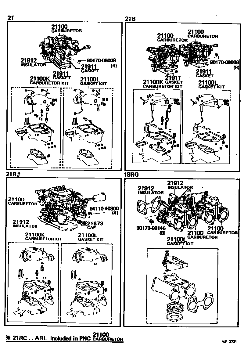2102 — CARBURETOR ASSEMBLY