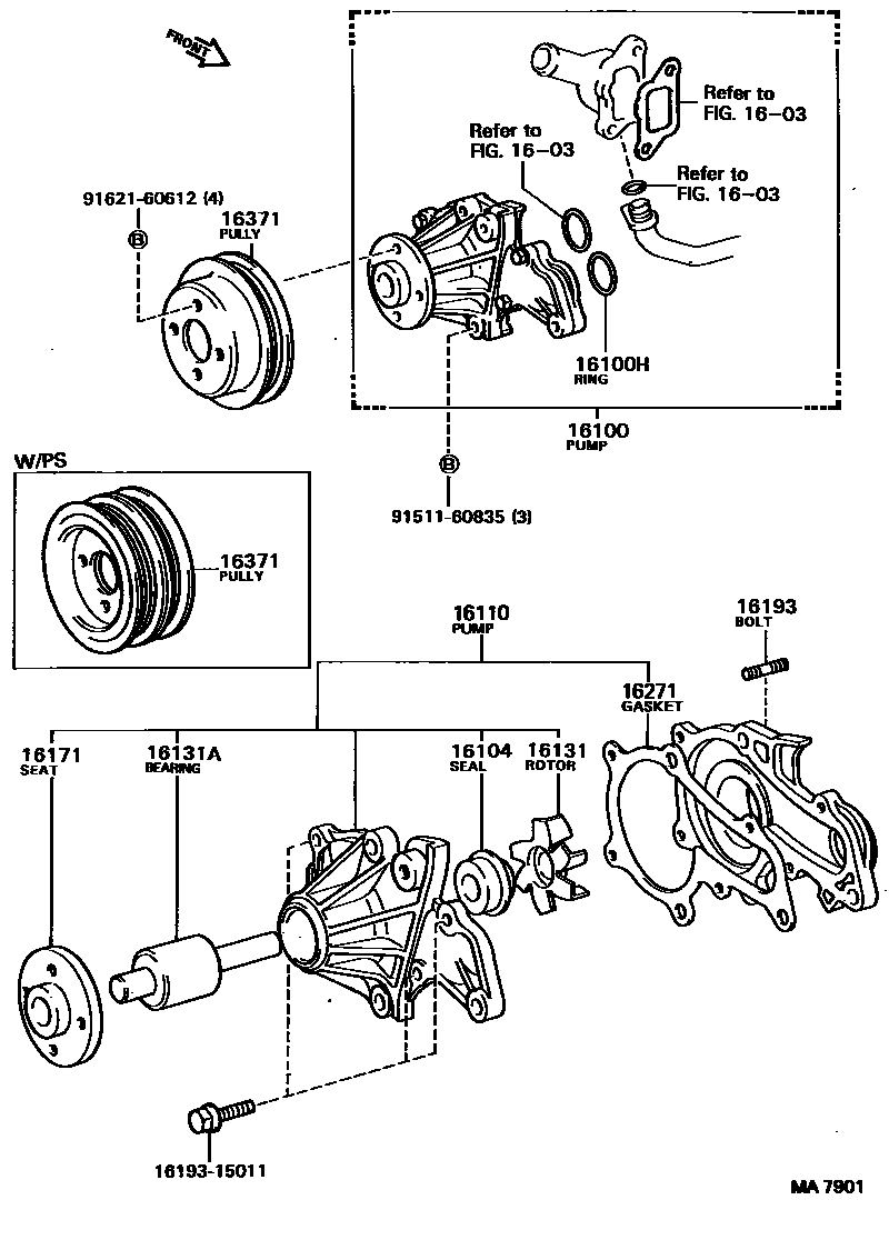 1601 — WATER PUMP