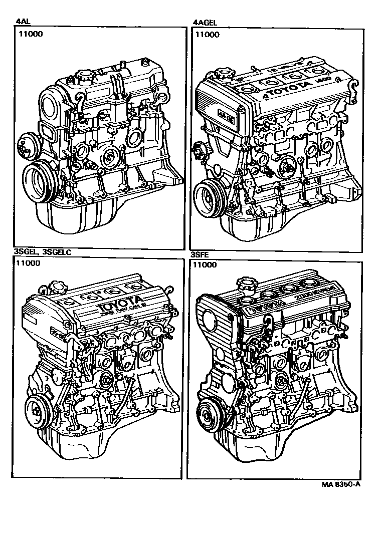 1101 — PARTIAL ENGINE ASSEMBLY