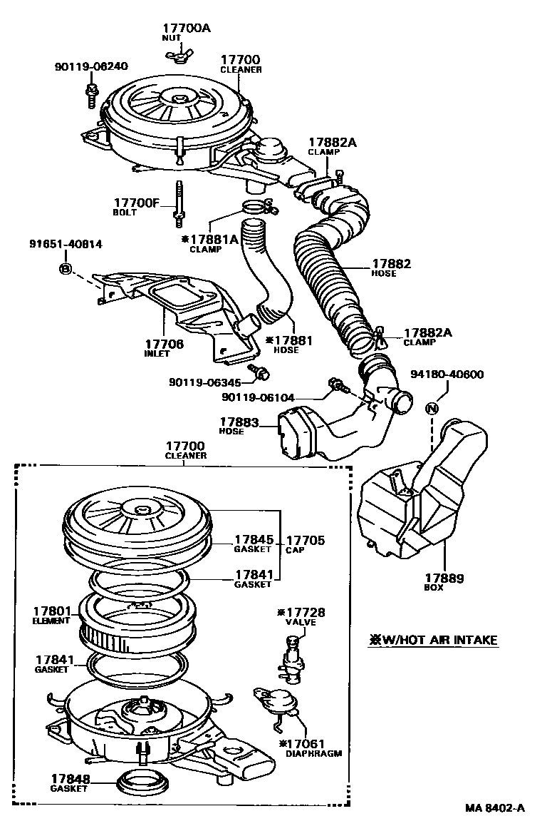 1703 — AIR CLEANER