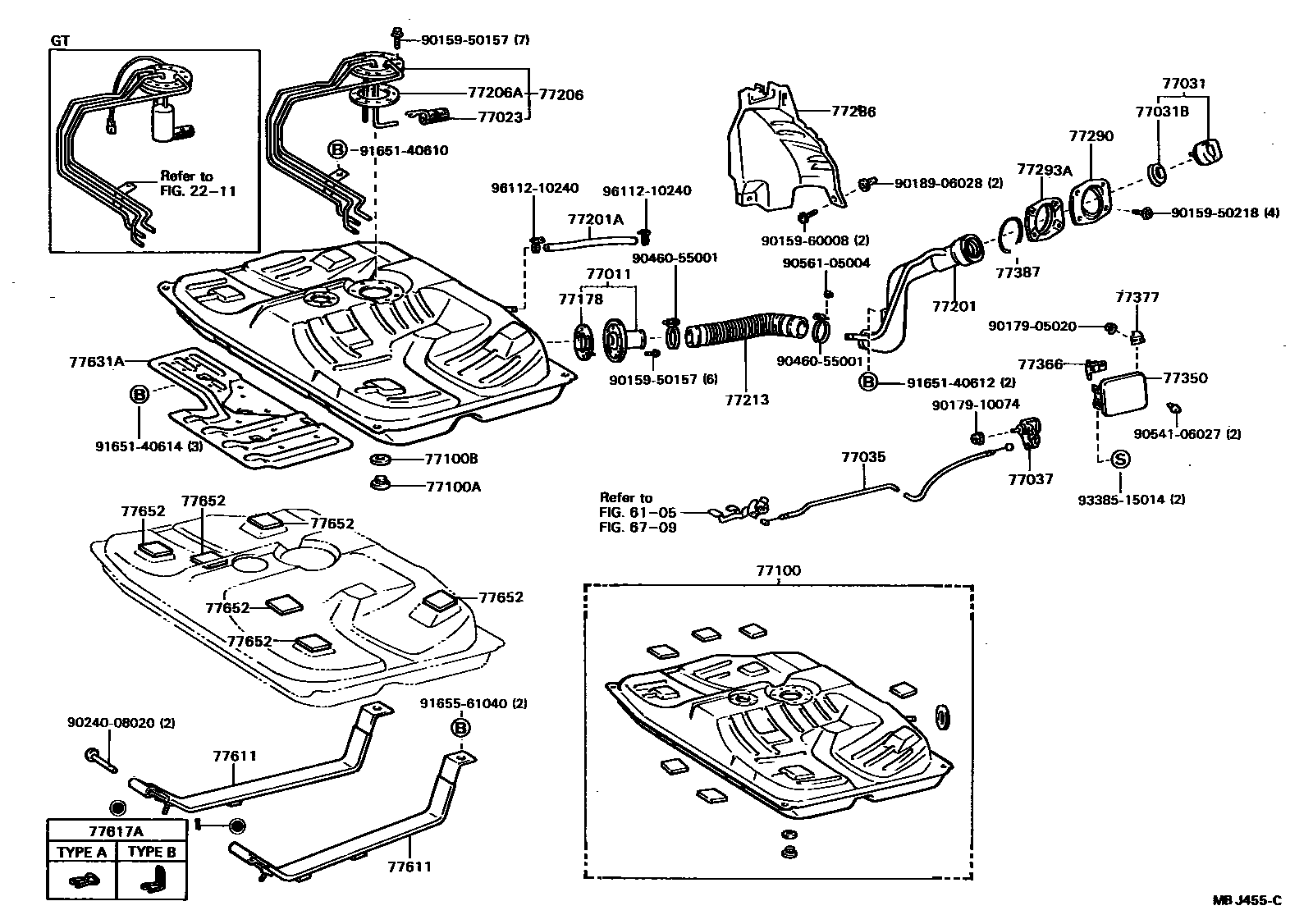 7701 — FUEL TANK & TUBE