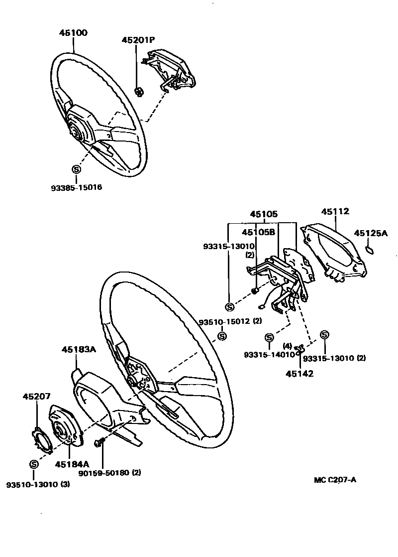 4504 — STEERING WHEEL