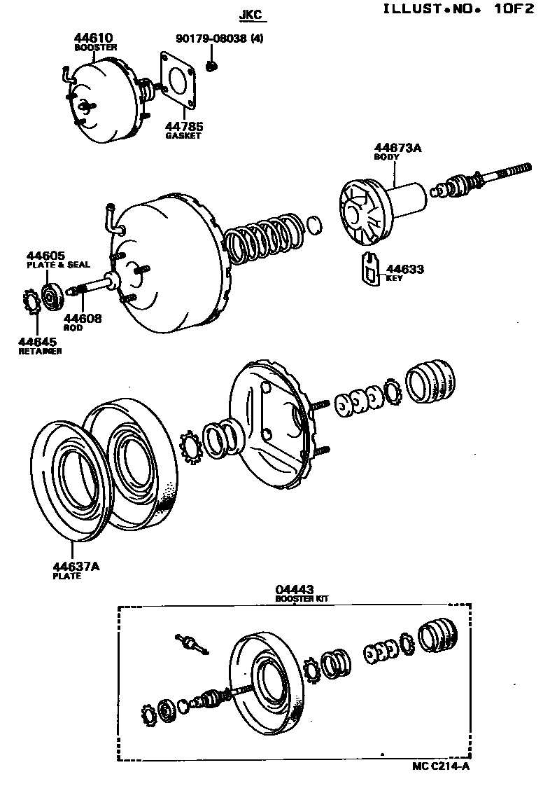 4703 — BRAKE BOOSTER & VACUUM TUBE