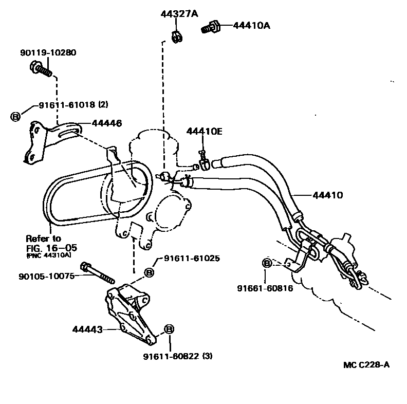 4503 — POWER STEERING TUBE
