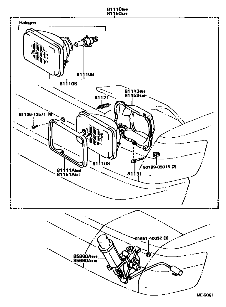 8101 — HEADLAMP