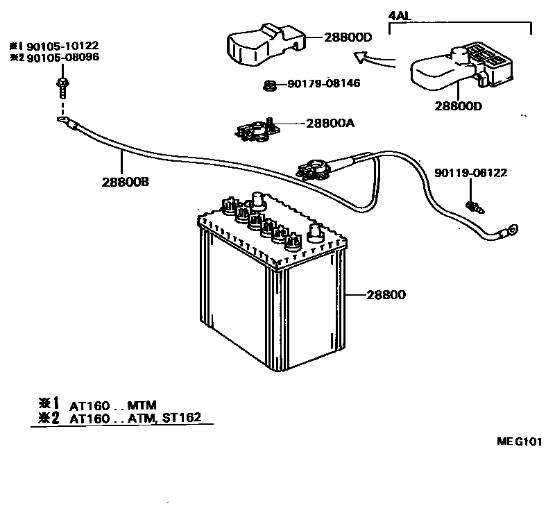 8201 — BATTERY & BATTERY CABLE