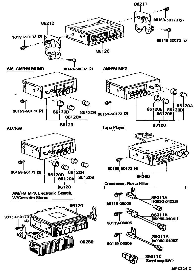 8601 — RADIO RECEIVER & AMPLIFIER & CONDENSER