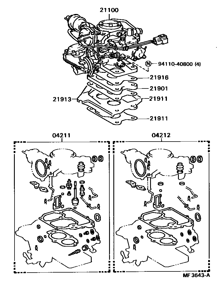 2102 — CARBURETOR ASSEMBLY