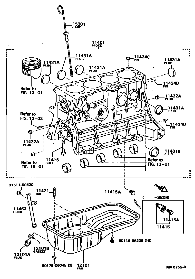 1105 — CYLINDER BLOCK