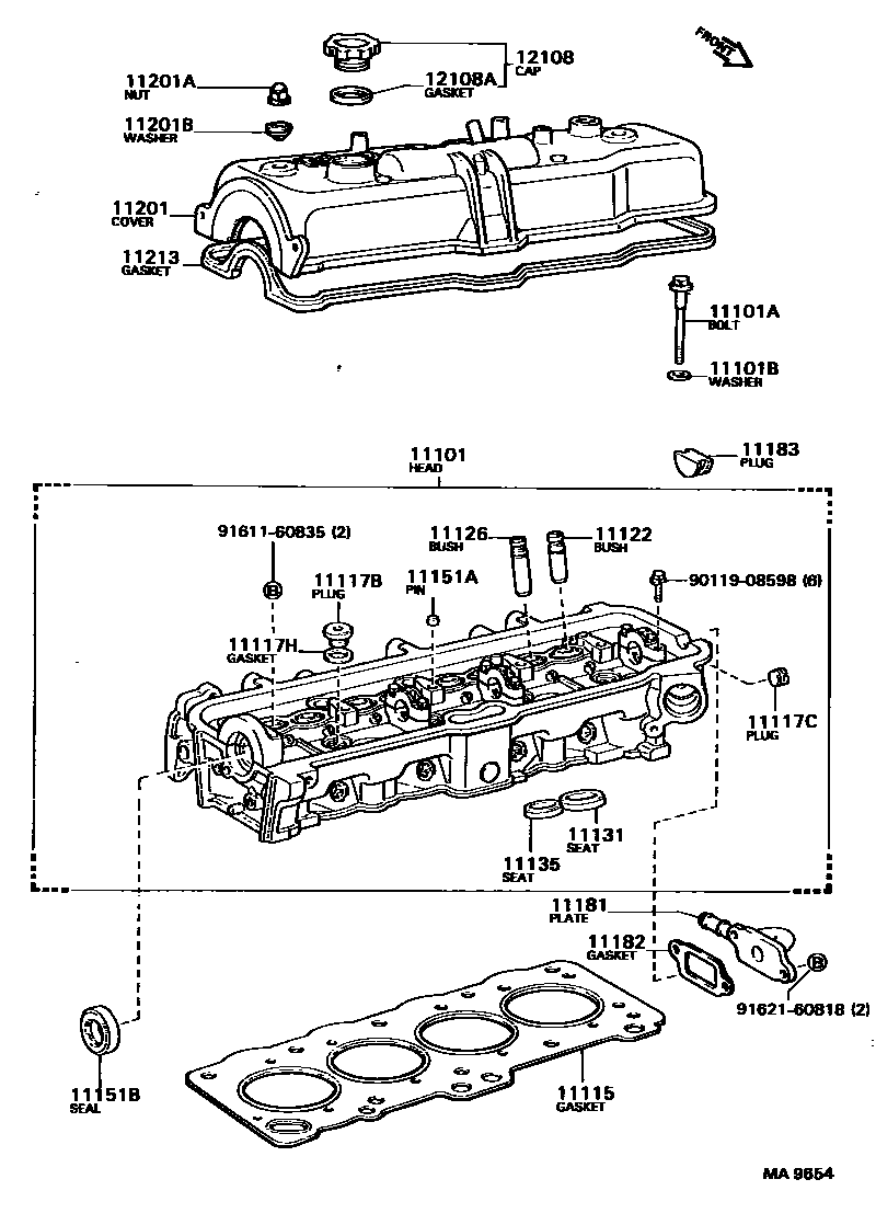 1104 — CYLINDER HEAD