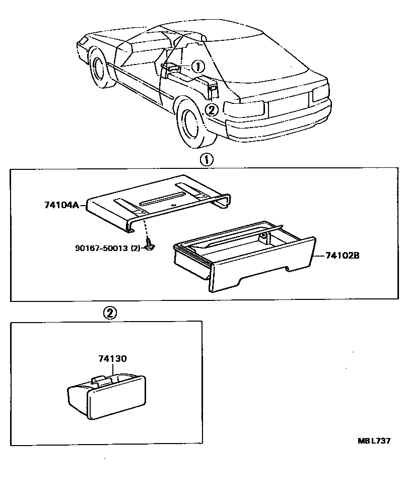 7404 — ASH RECEPTACLE