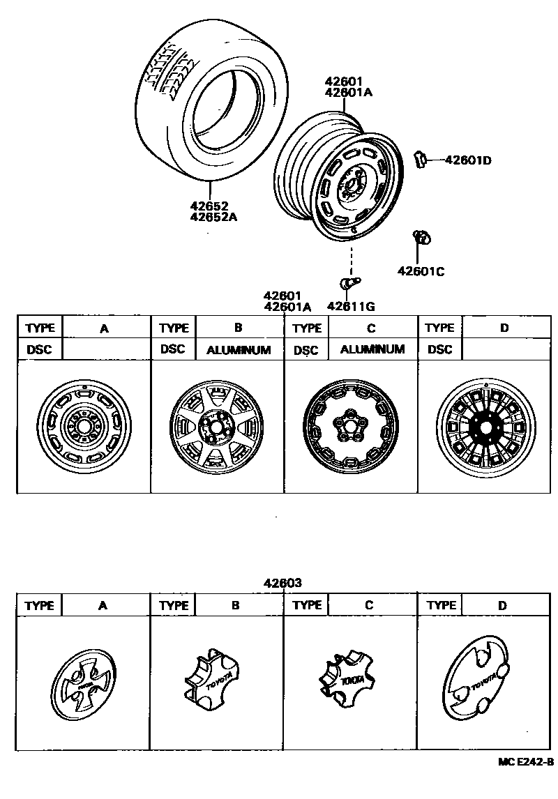 4103 — DISC WHEEL & WHEEL CAP
