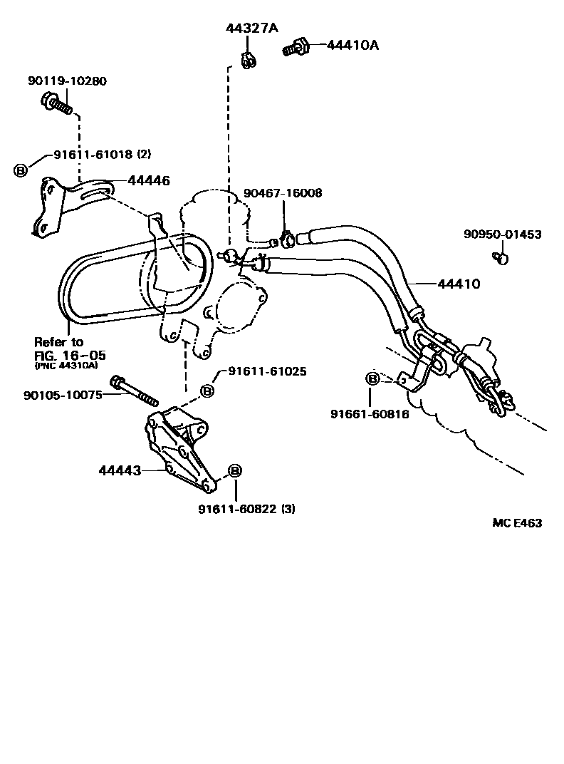 4503 — POWER STEERING TUBE