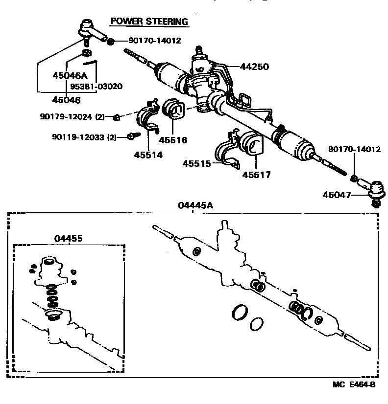 4505 — FRONT STEERING GEAR & LINK