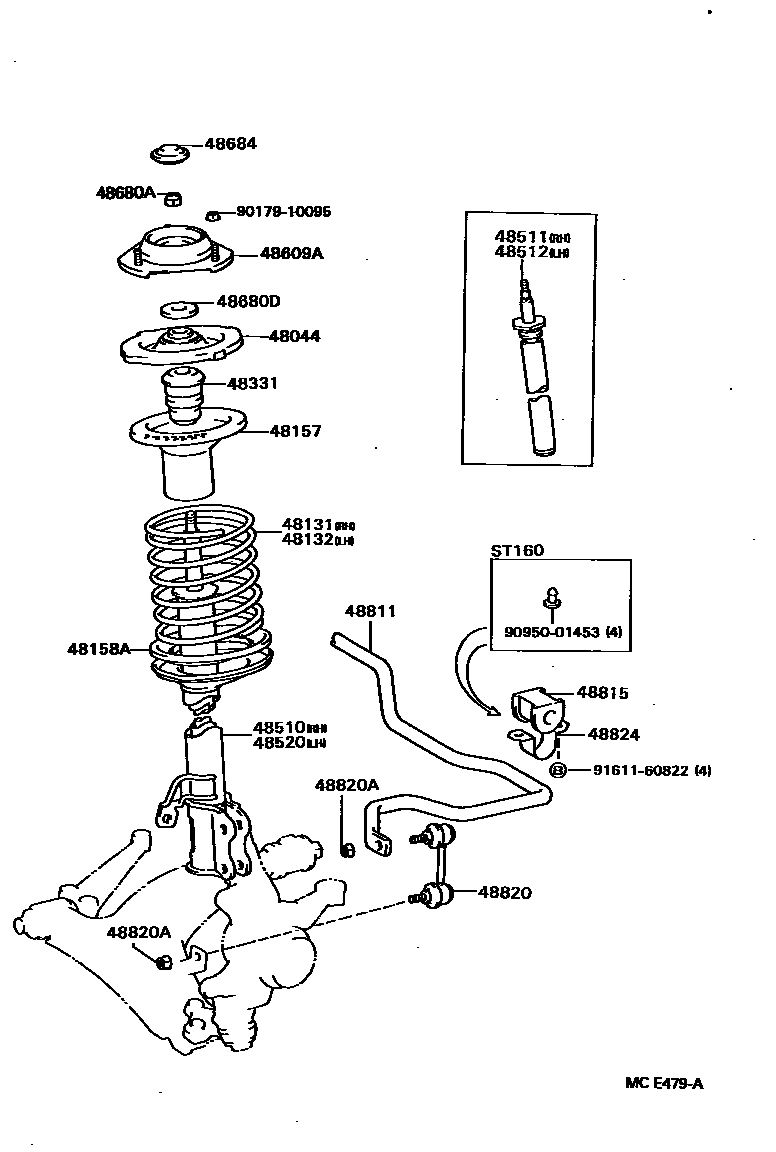 4803 — FRONT SPRING & SHOCK ABSORBER
