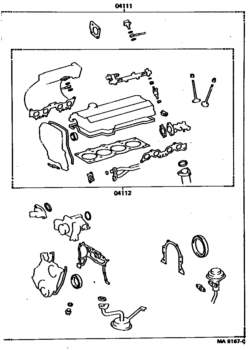 1103 — ENGINE OVERHAUL GASKET KIT