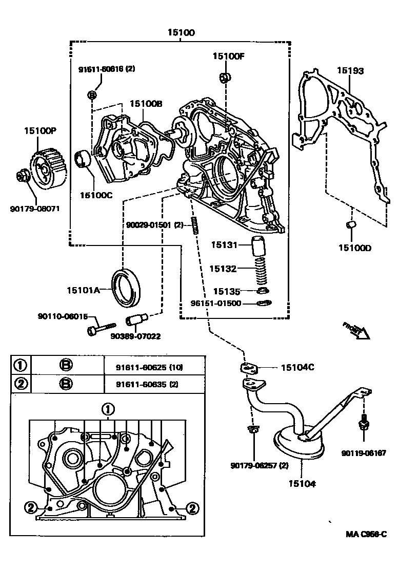 1501 — ENGINE OIL PUMP