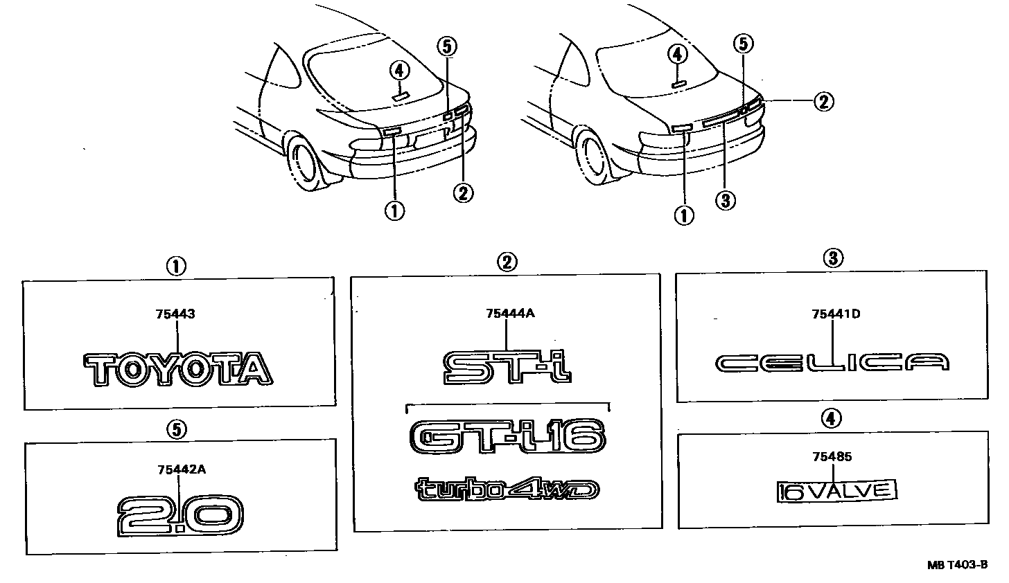 7501 — EMBLEM & NAME PLATE (EXTERIOR & INTERIOR)