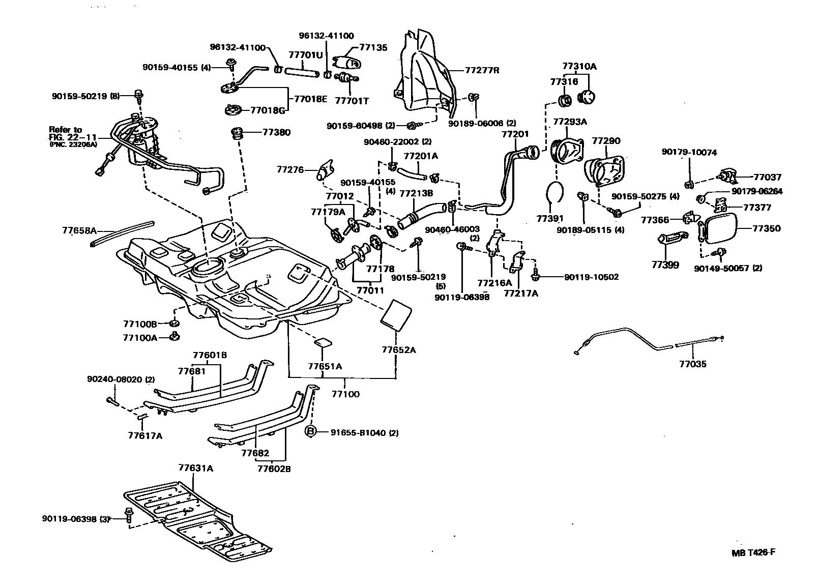 7701 — FUEL TANK & TUBE
