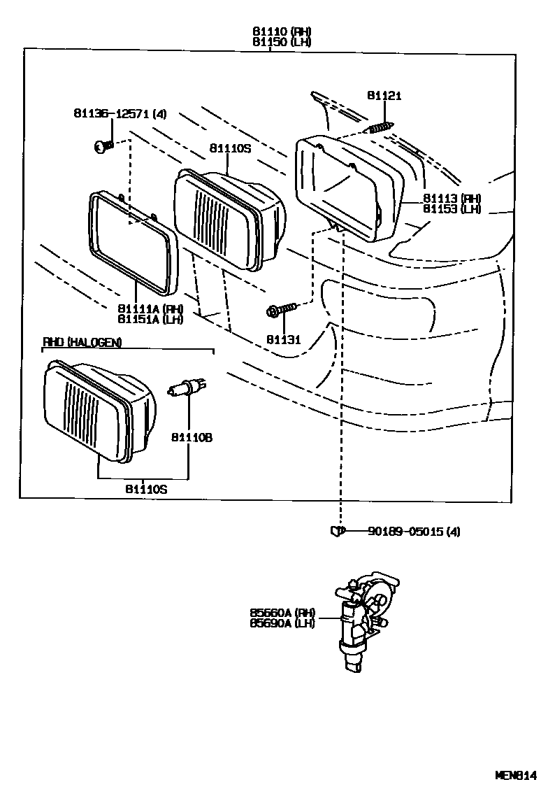 8101 — HEADLAMP