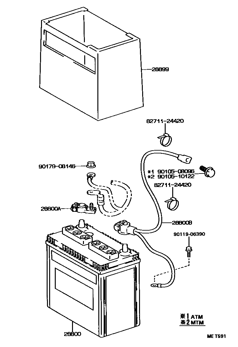 8201 — BATTERY & BATTERY CABLE