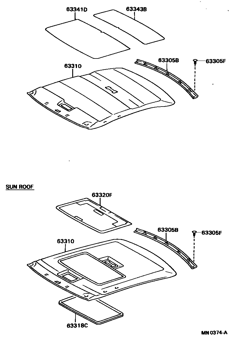 6402 — ROOF HEADLINING & SILENCER PAD