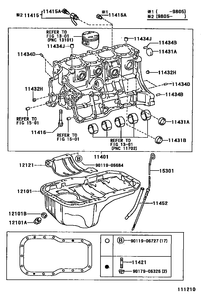 1105 — CYLINDER BLOCK