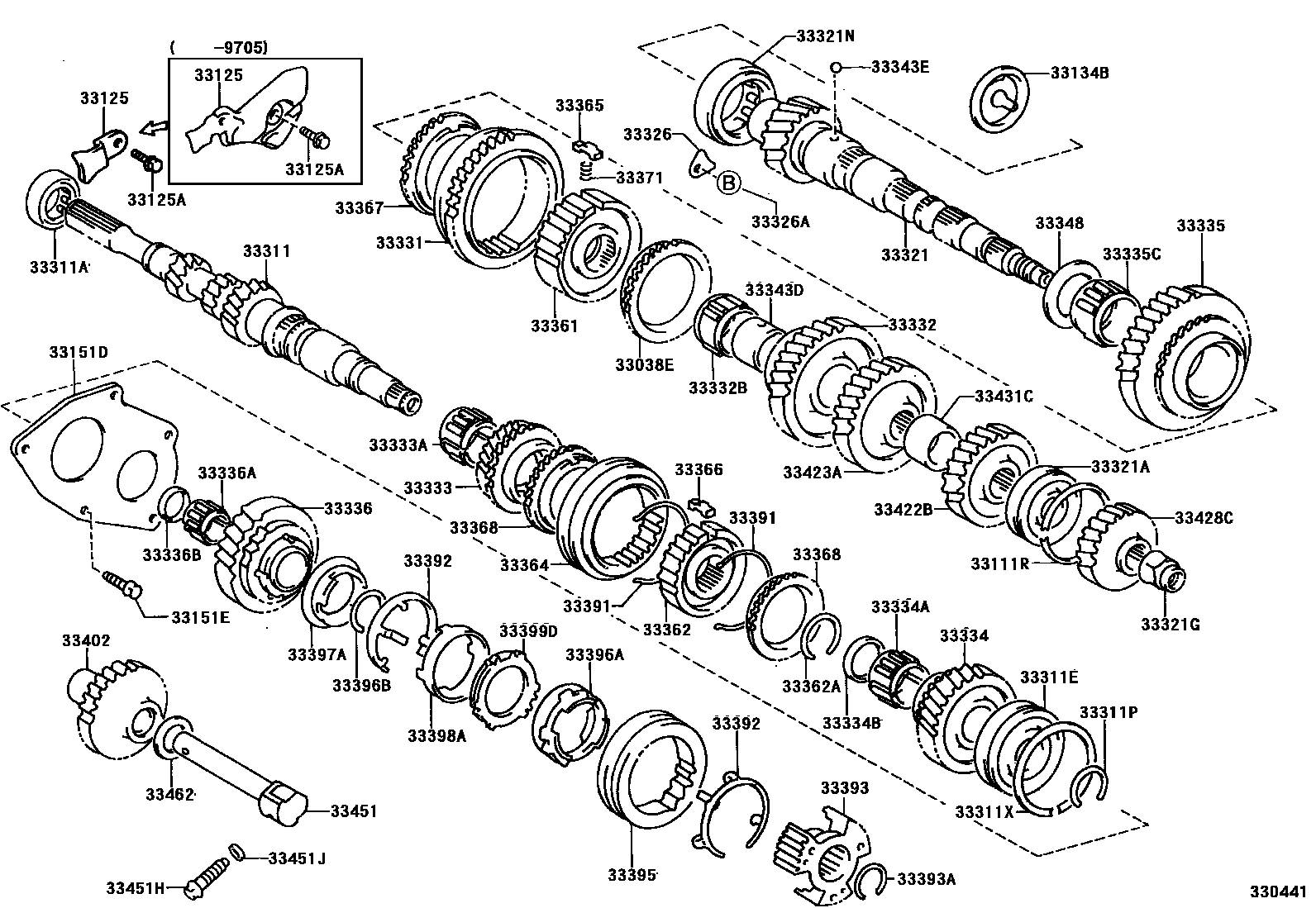 3305 — TRANSMISSION GEAR (MTM)