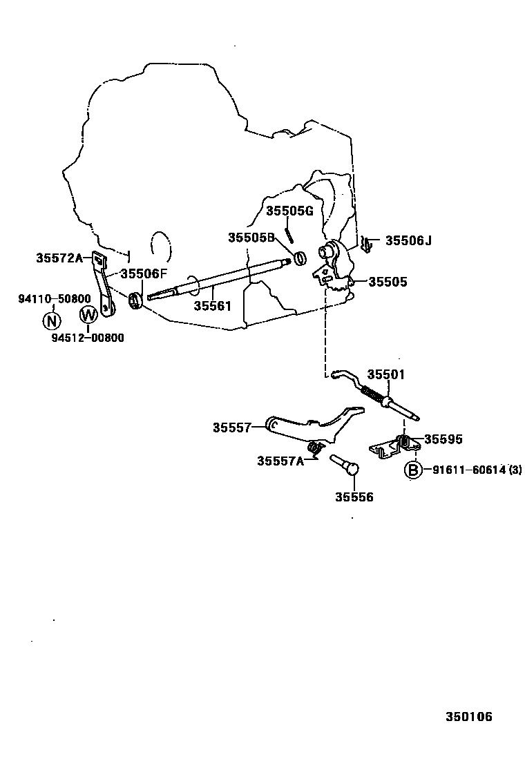 3513 — THROTTLE LINK & VALVE LEVER (ATM)