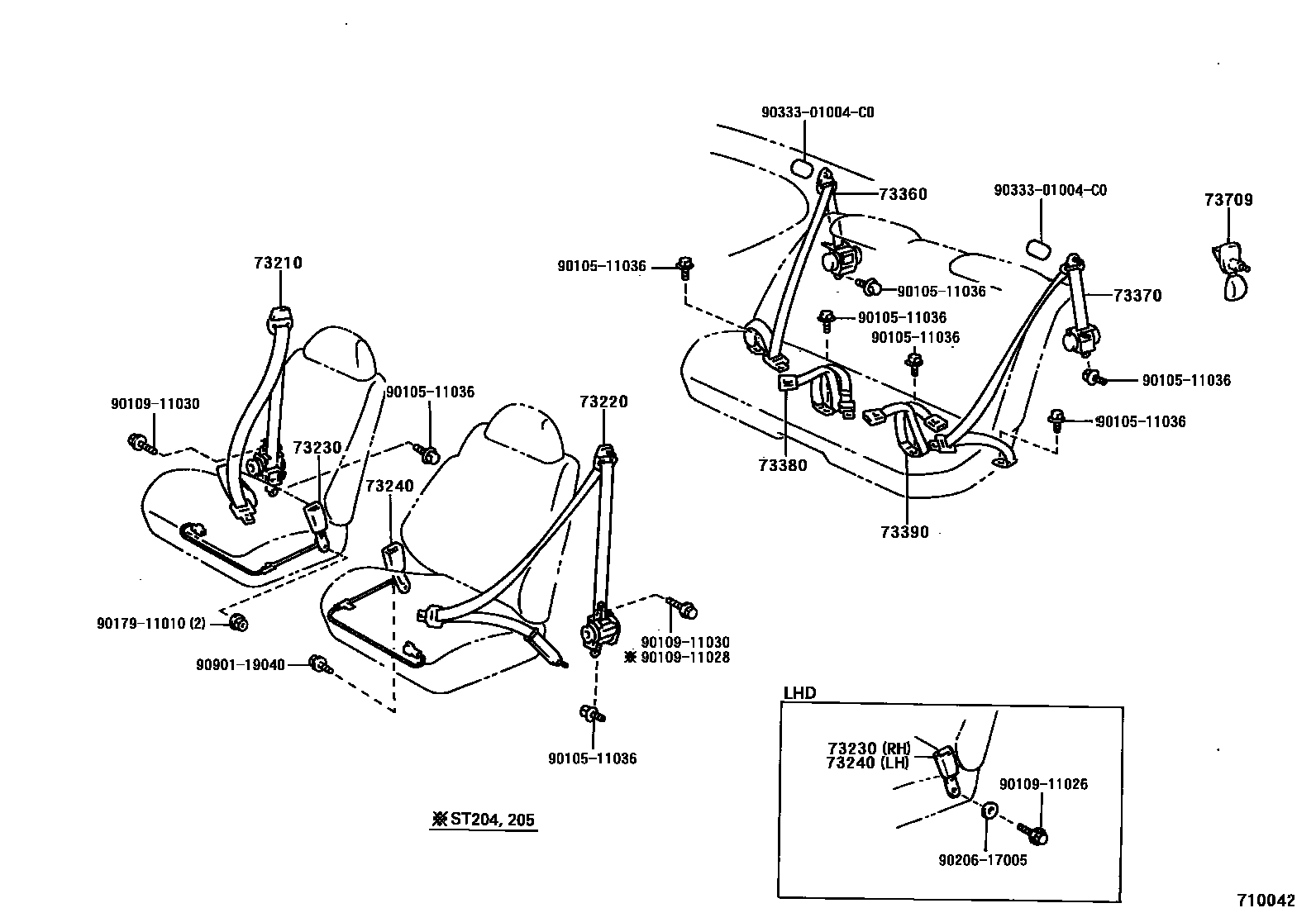 7104 — SEAT BELT & CHILD RESTRAINT SEAT