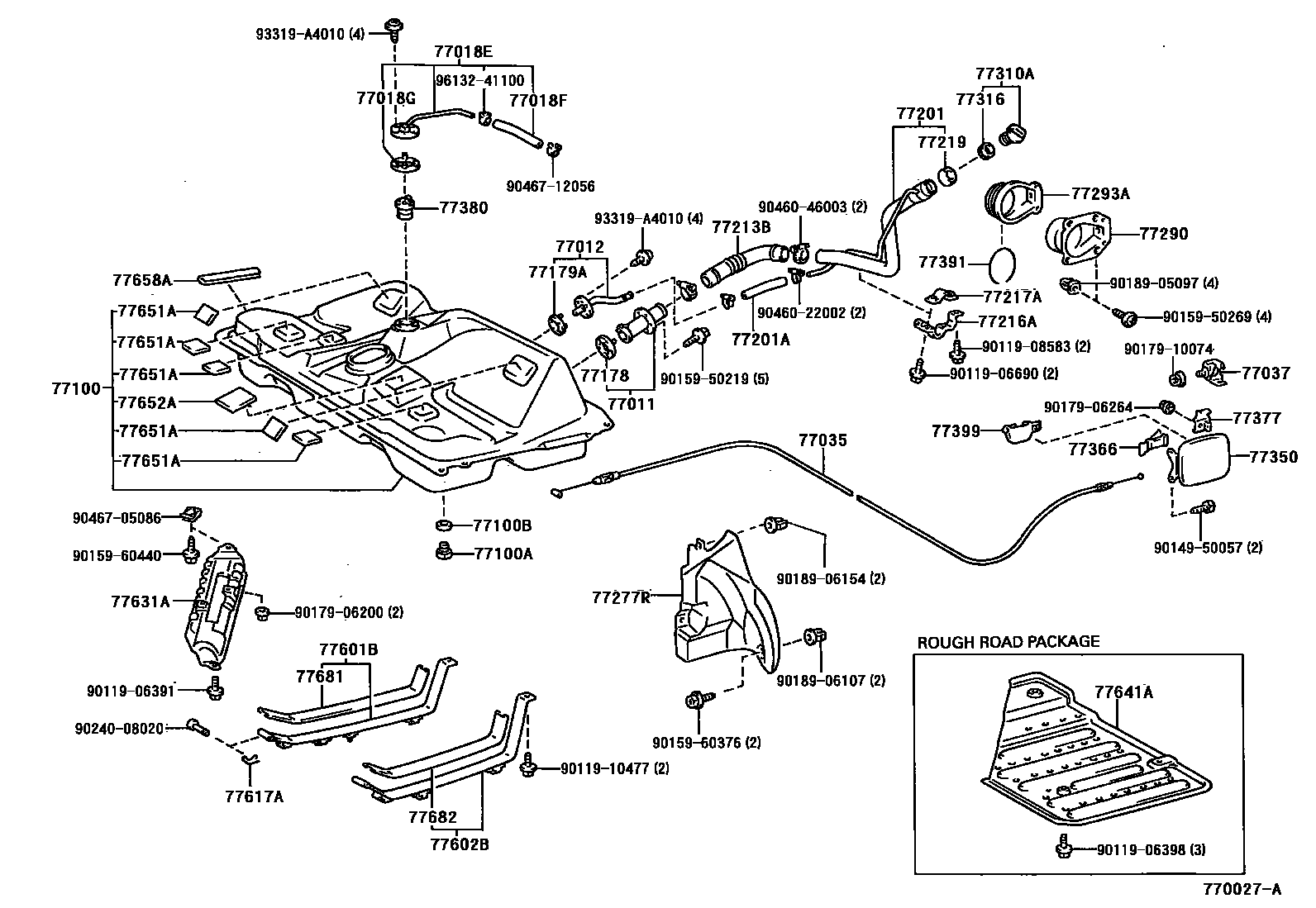 7701 — FUEL TANK & TUBE