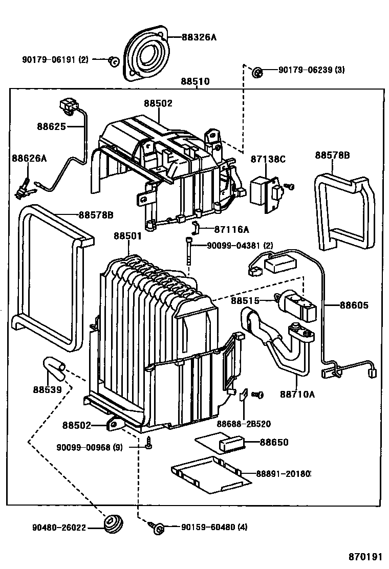 8714 — HEATING & AIR CONDITIONING - COOLER UNIT
