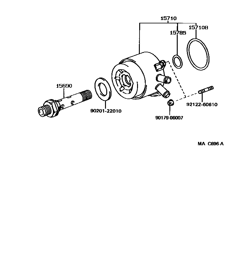 1503 — ENGINE OIL COOLER