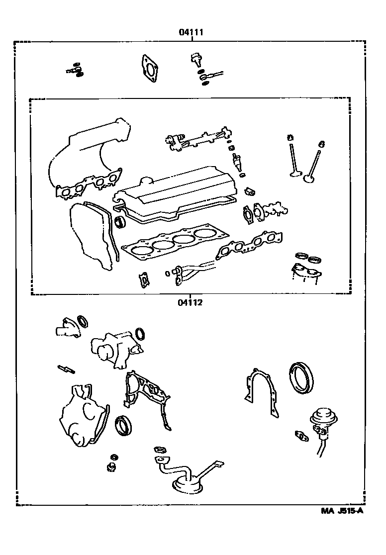 1103 — ENGINE OVERHAUL GASKET KIT