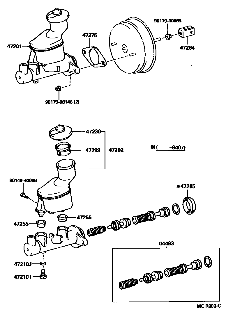 4702 — BRAKE MASTER CYLINDER