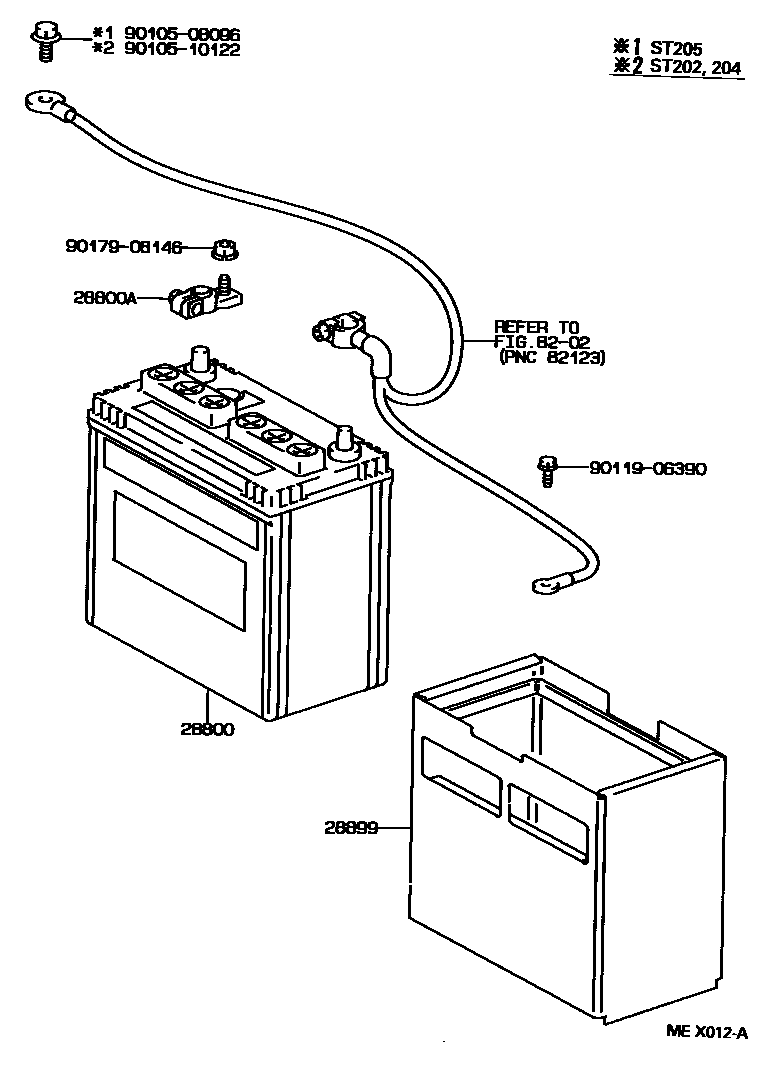 8201 — BATTERY & BATTERY CABLE
