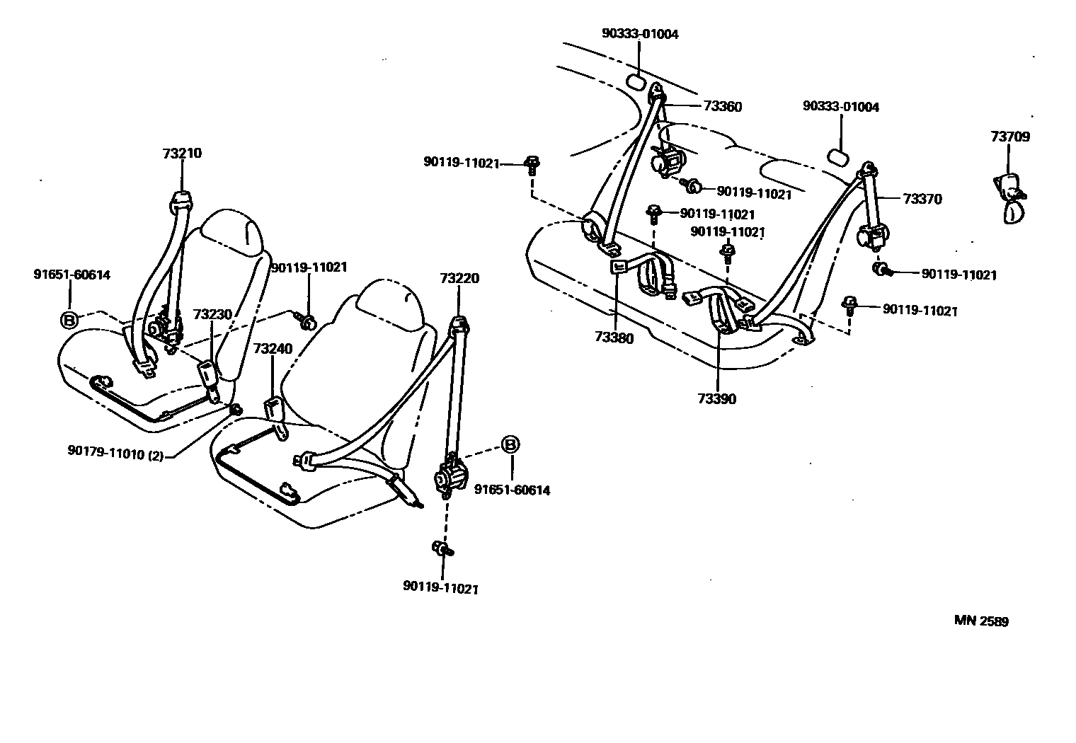 7104 — SEAT BELT & CHILD RESTRAINT SEAT