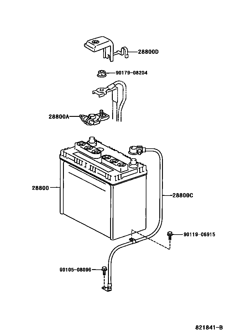 8201 — BATTERY & BATTERY CABLE