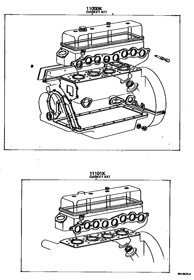 1103 — ENGINE OVERHAUL GASKET KIT