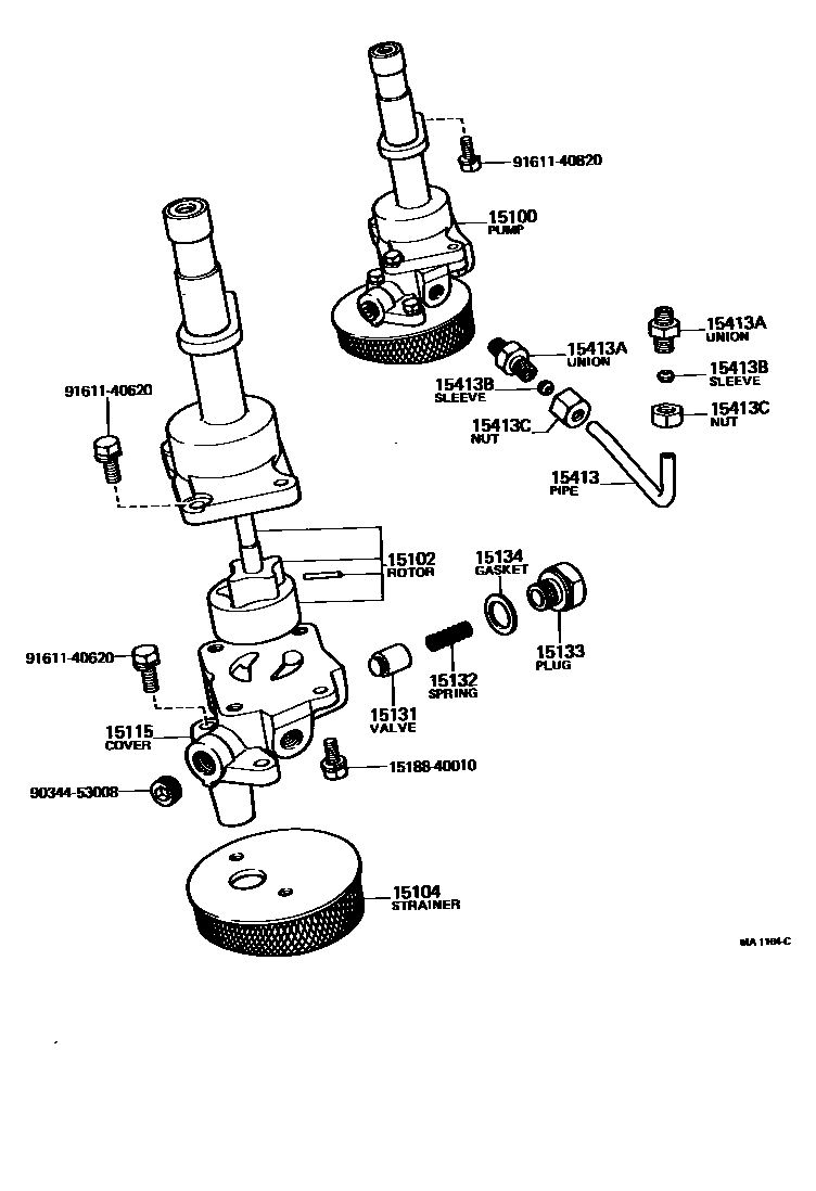 1501 — ENGINE OIL PUMP