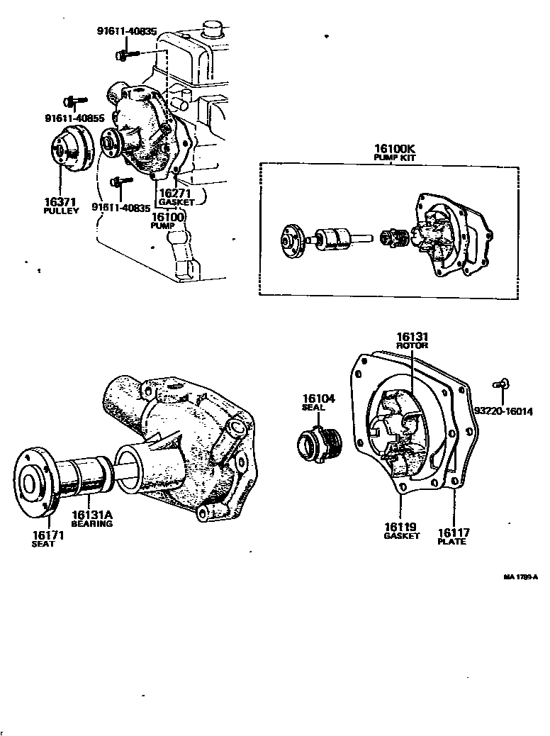 1601 — WATER PUMP
