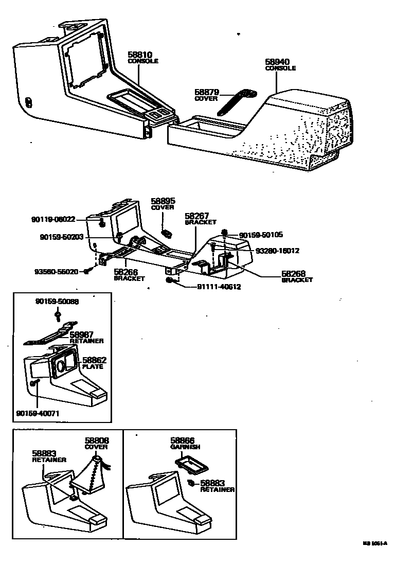 5806 — CONSOLE BOX & BRACKET