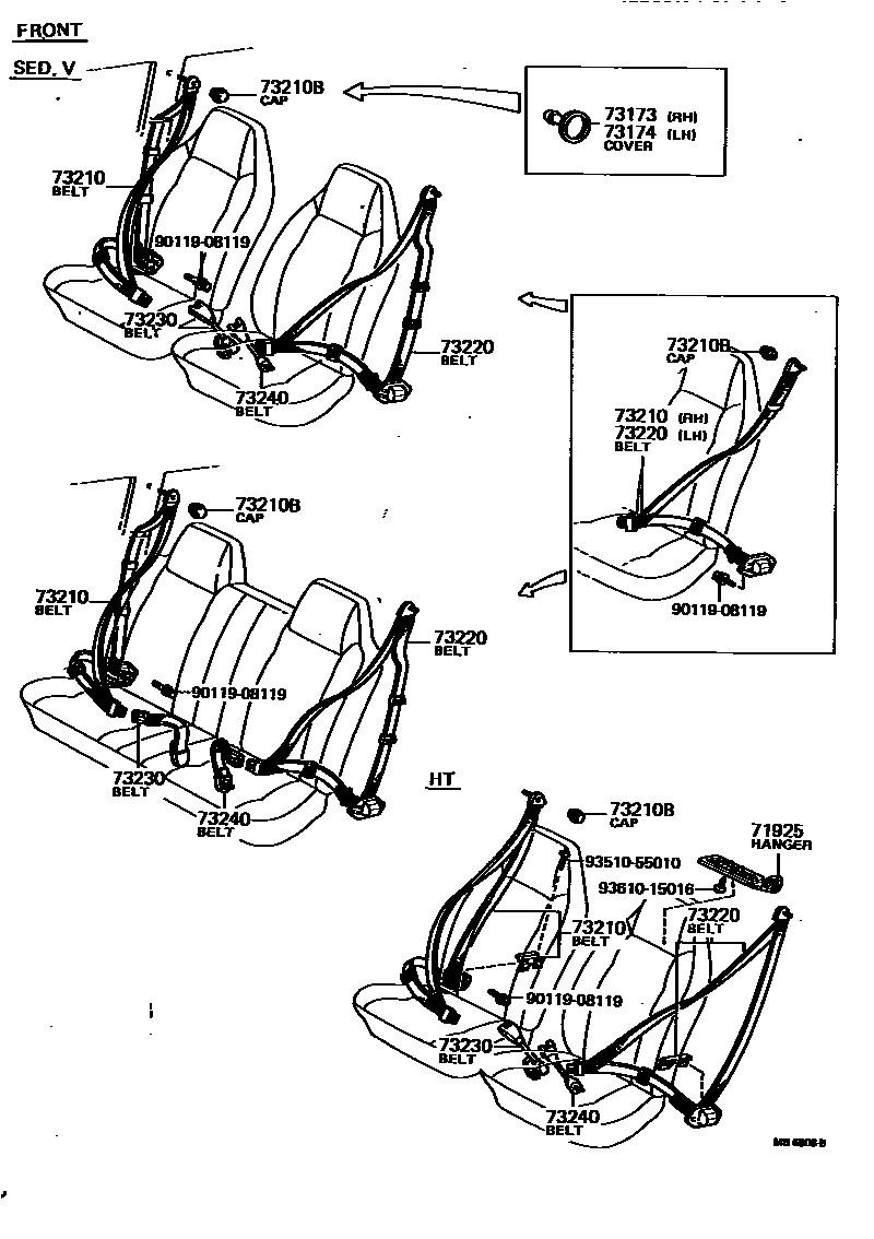 7104 — SEAT BELT & CHILD RESTRAINT SEAT