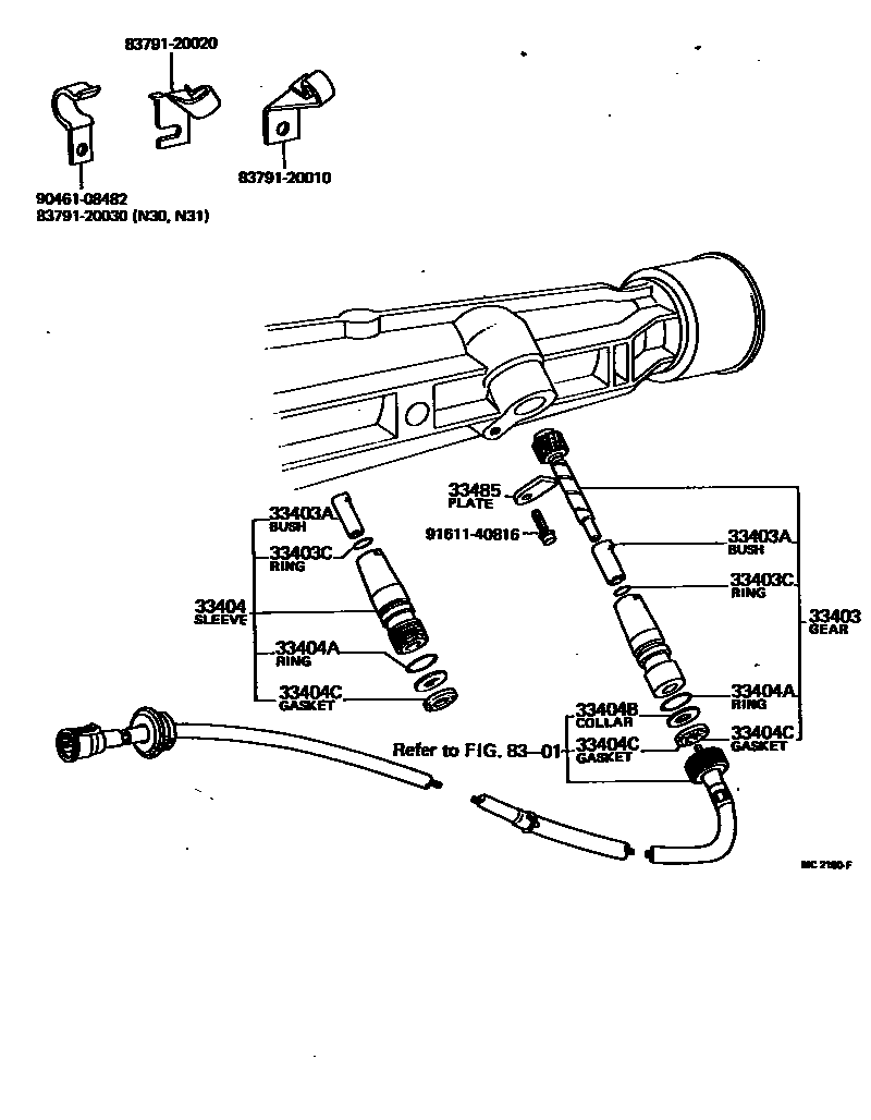 3304 — SPEEDOMETER DRIVEN GEAR (MTM)
